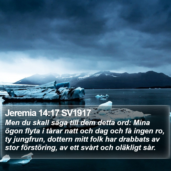 Jeremia 14:17 SV1917 Bible Study