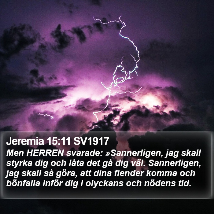 Jeremia 15:11 SV1917 Bible Study