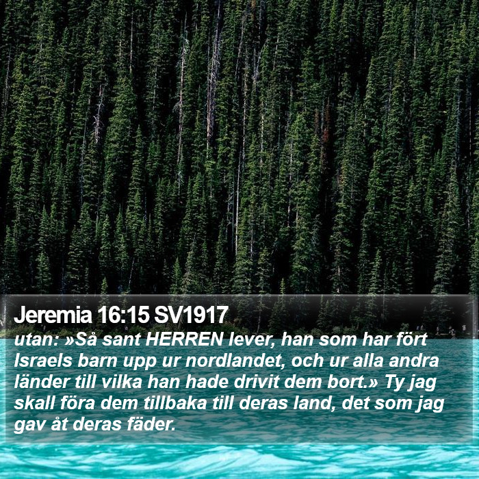 Jeremia 16:15 SV1917 Bible Study