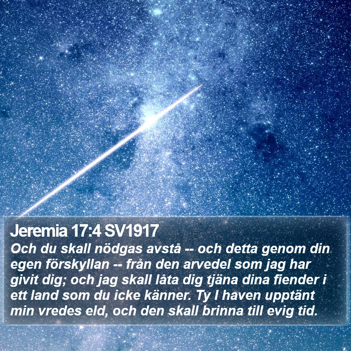 Jeremia 17:4 SV1917 Bible Study