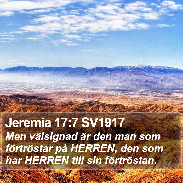 Jeremia 17:7 SV1917 Bible Study