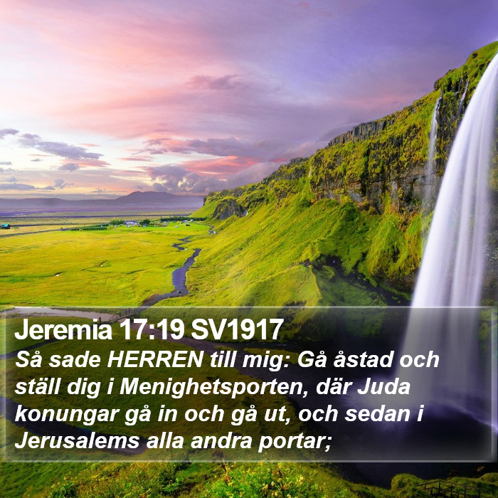 Jeremia 17:19 SV1917 Bible Study