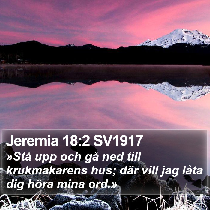 Jeremia 18:2 SV1917 Bible Study