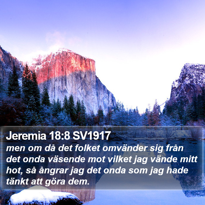 Jeremia 18:8 SV1917 Bible Study