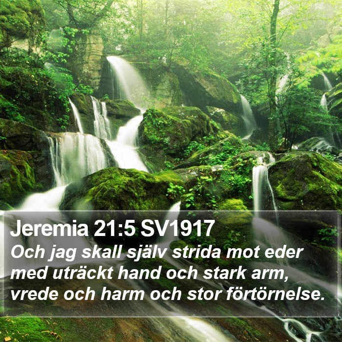 Jeremia 21:5 SV1917 Bible Study