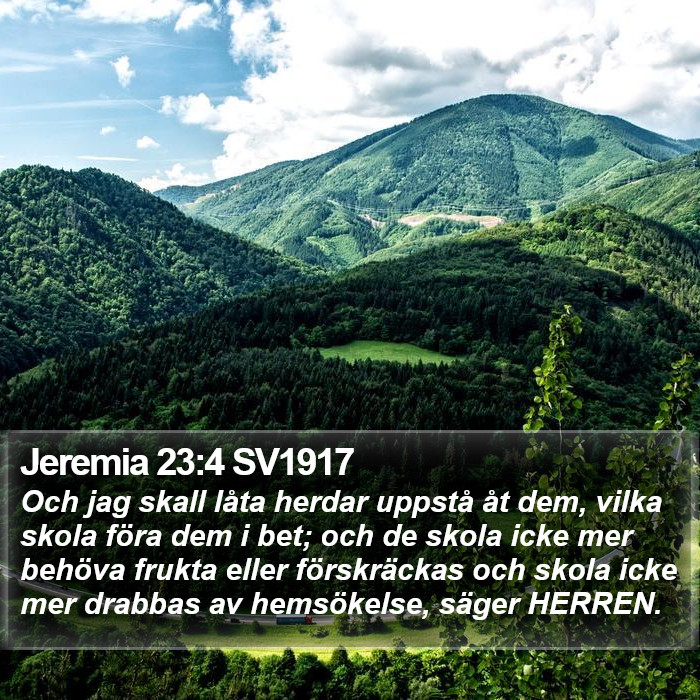 Jeremia 23:4 SV1917 Bible Study