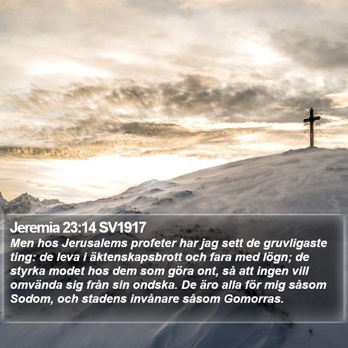 Jeremia 23:14 SV1917 Bible Study