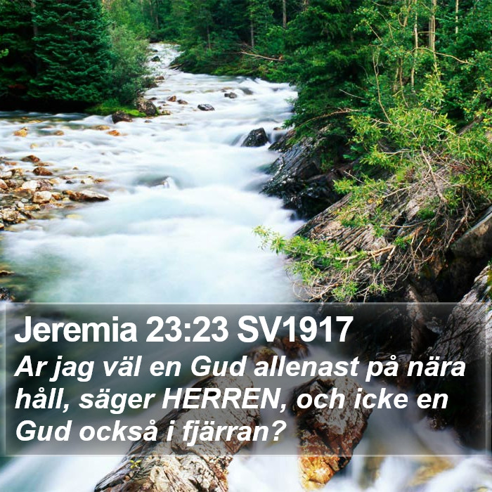 Jeremia 23:23 SV1917 Bible Study