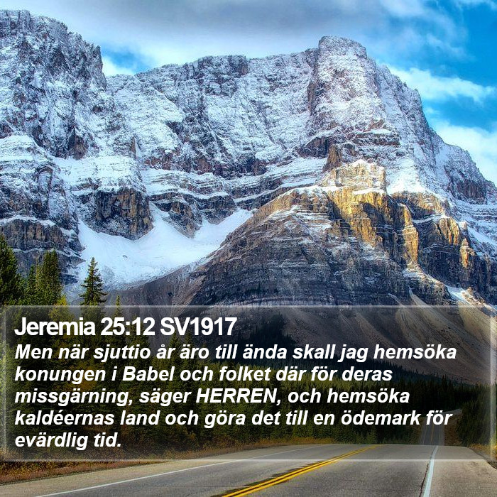 Jeremia 25:12 SV1917 Bible Study