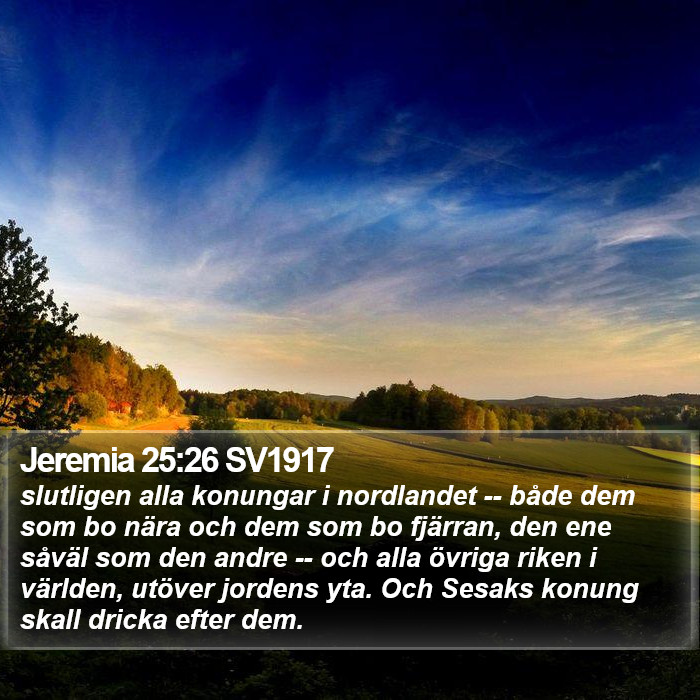 Jeremia 25:26 SV1917 Bible Study