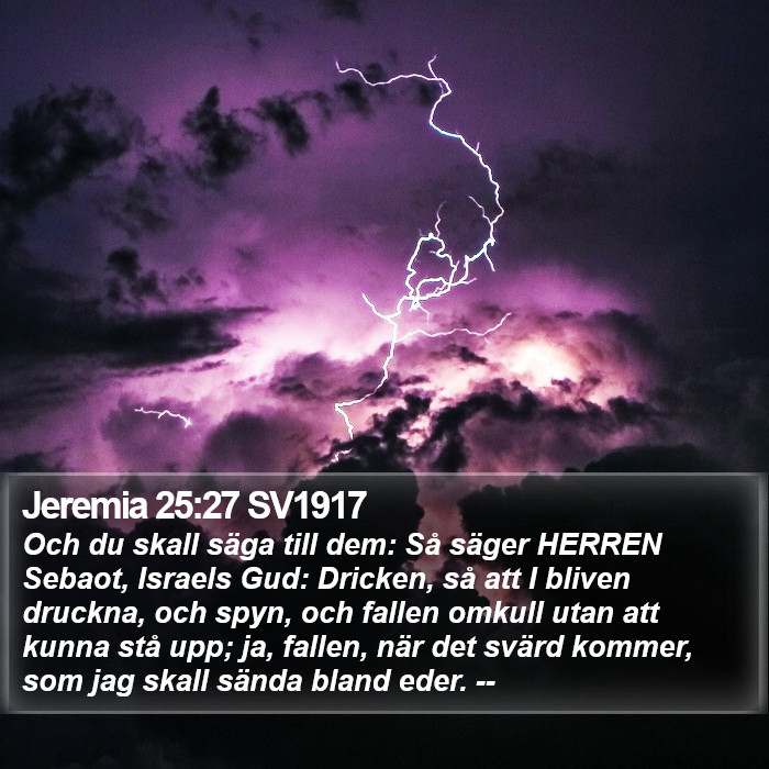 Jeremia 25:27 SV1917 Bible Study