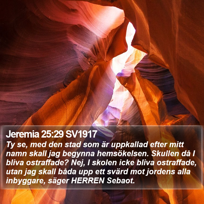 Jeremia 25:29 SV1917 Bible Study