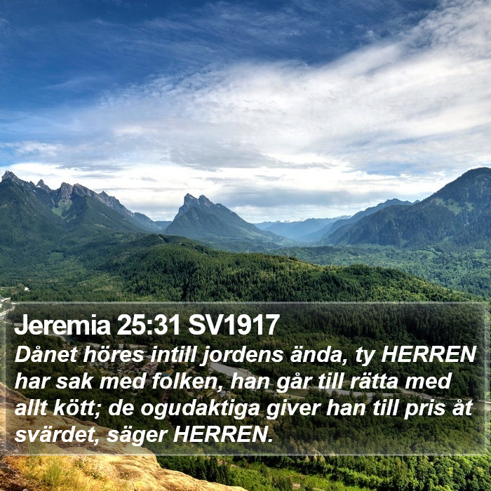 Jeremia 25:31 SV1917 Bible Study