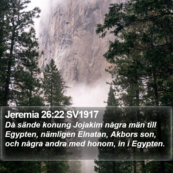 Jeremia 26:22 SV1917 Bible Study