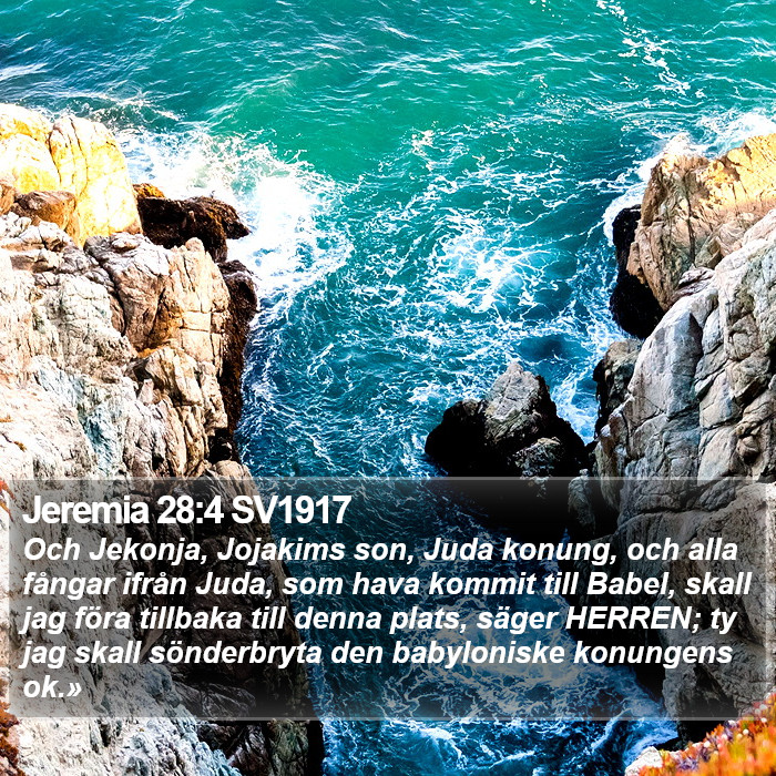 Jeremia 28:4 SV1917 Bible Study
