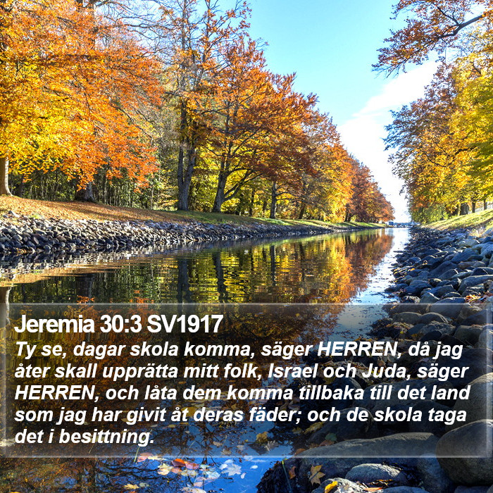Jeremia 30:3 SV1917 Bible Study