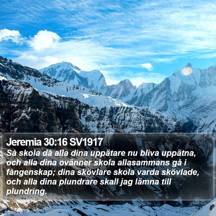Jeremia 30:16 SV1917 Bible Study