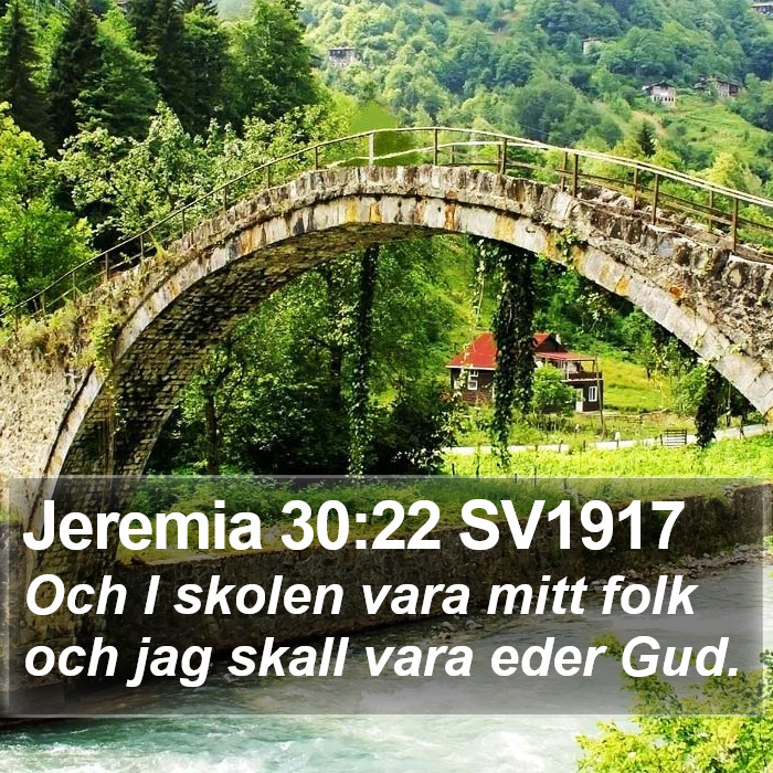 Jeremia 30:22 SV1917 Bible Study