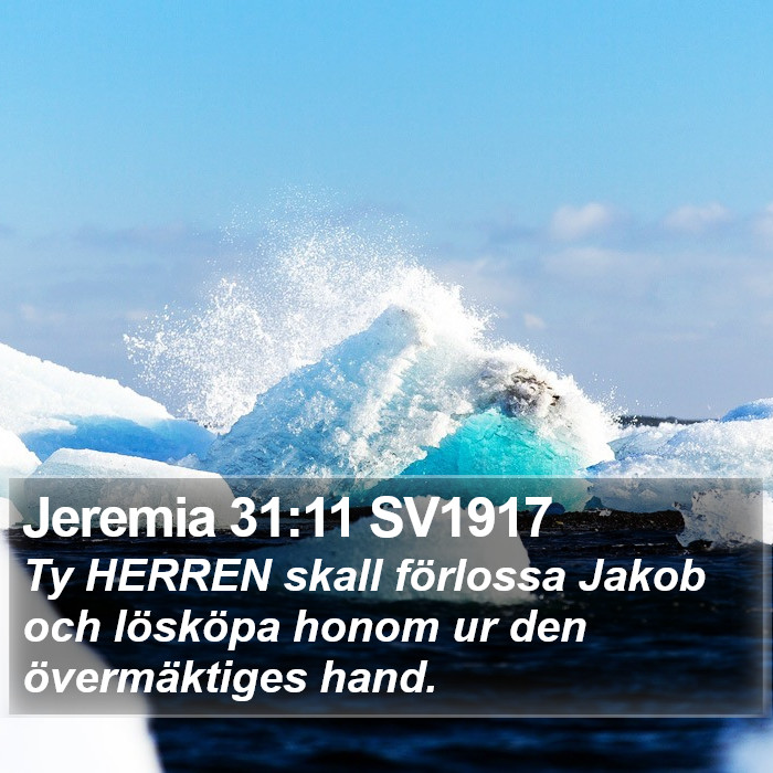 Jeremia 31:11 SV1917 Bible Study