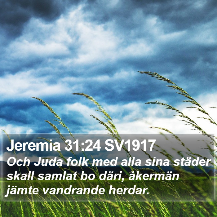 Jeremia 31:24 SV1917 Bible Study