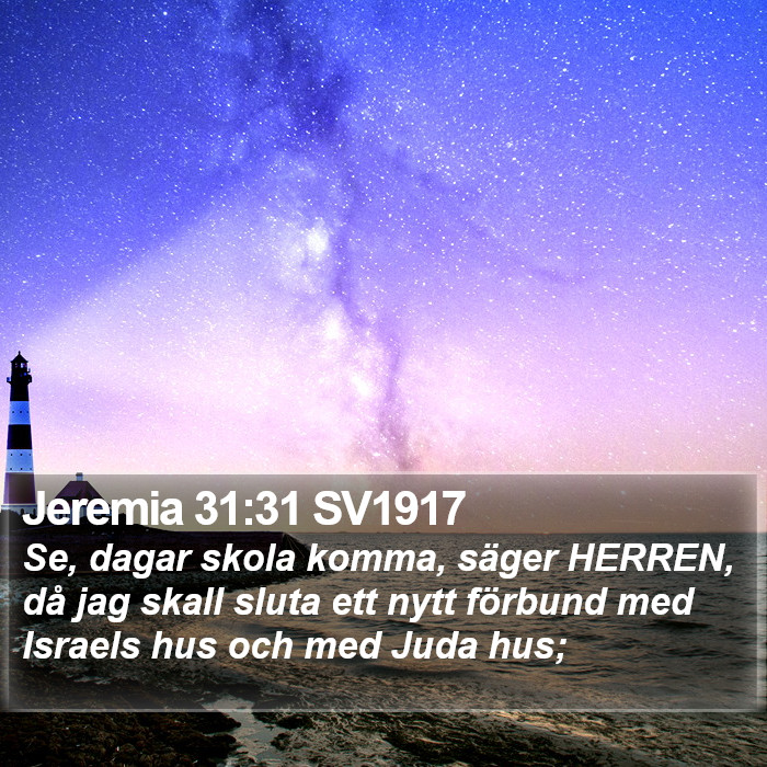 Jeremia 31:31 SV1917 Bible Study