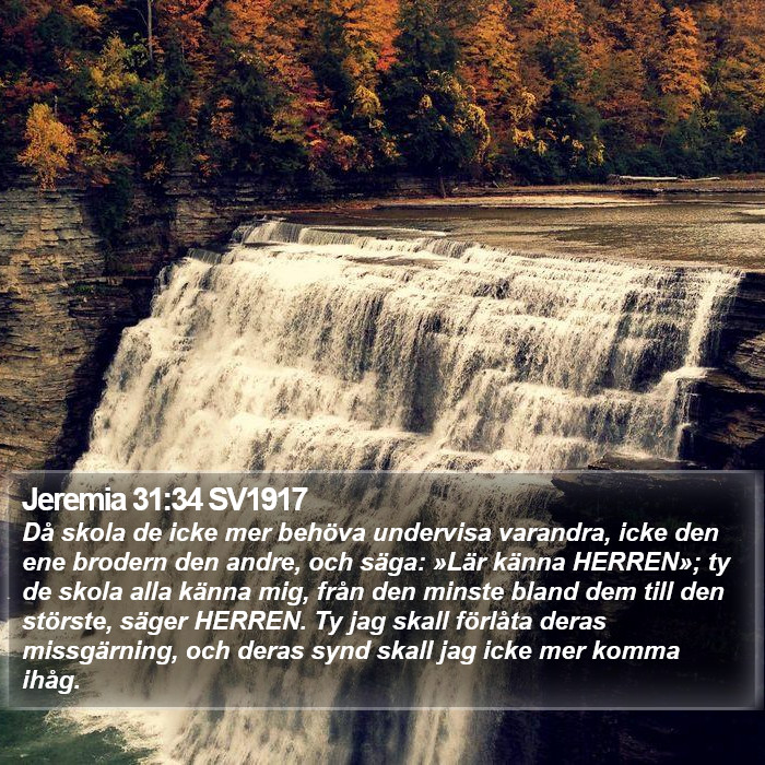Jeremia 31:34 SV1917 Bible Study