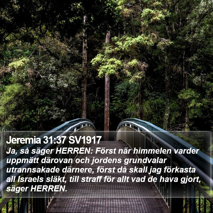 Jeremia 31:37 SV1917 Bible Study