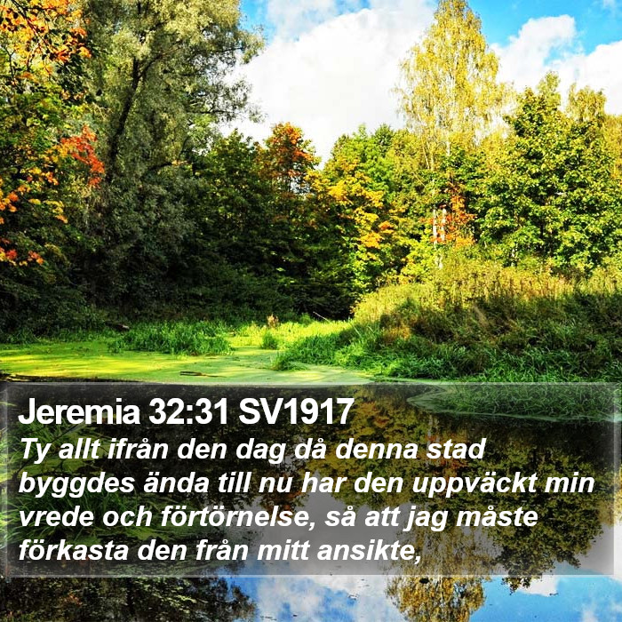 Jeremia 32:31 SV1917 Bible Study