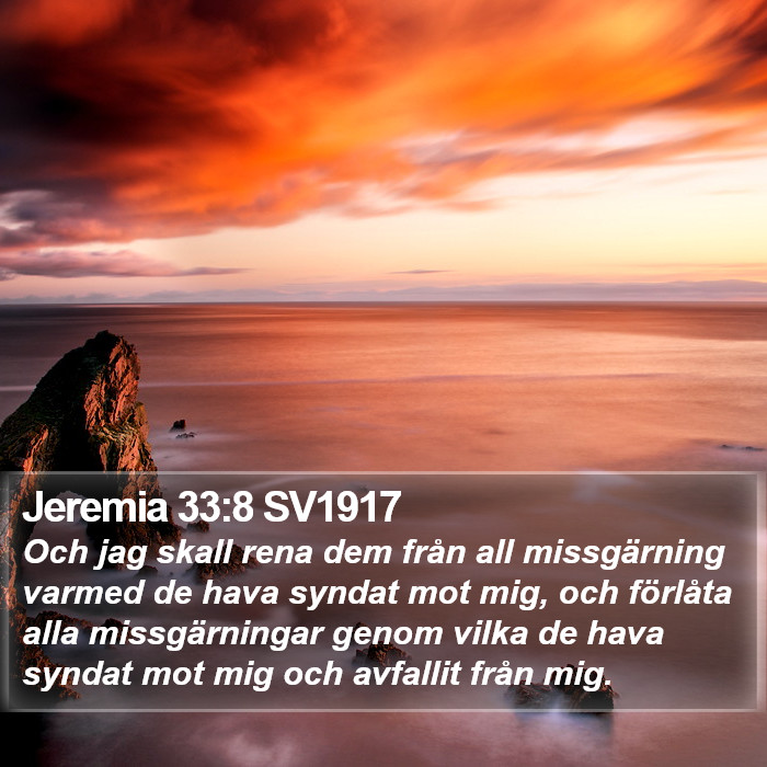 Jeremia 33:8 SV1917 Bible Study