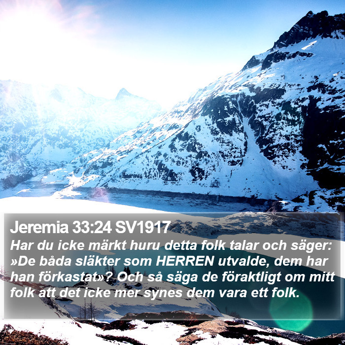 Jeremia 33:24 SV1917 Bible Study