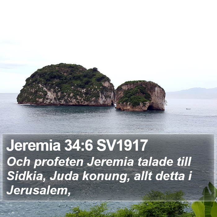 Jeremia 34:6 SV1917 Bible Study