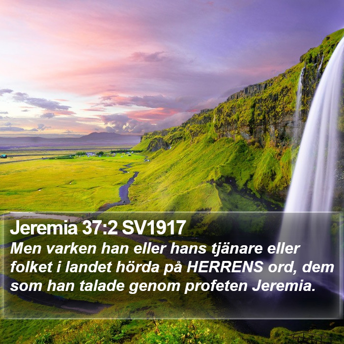 Jeremia 37:2 SV1917 Bible Study