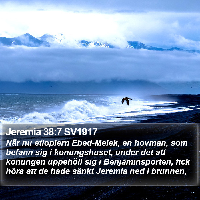 Jeremia 38:7 SV1917 Bible Study