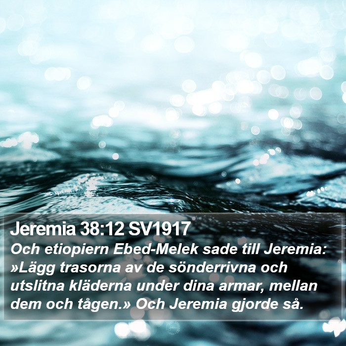 Jeremia 38:12 SV1917 Bible Study