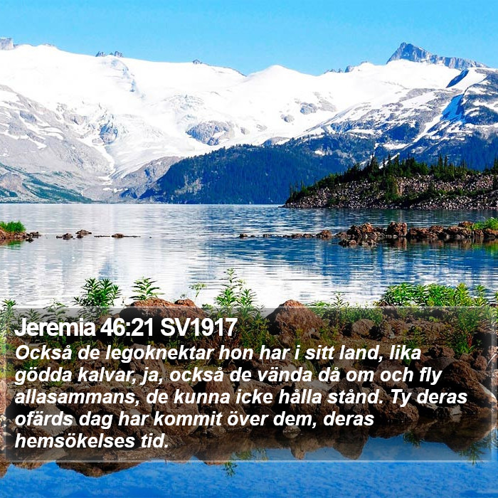 Jeremia 46:21 SV1917 Bible Study