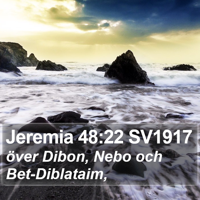 Jeremia 48:22 SV1917 Bible Study