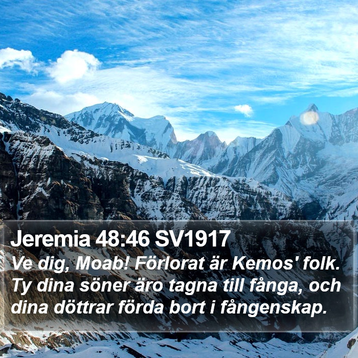 Jeremia 48:46 SV1917 Bible Study