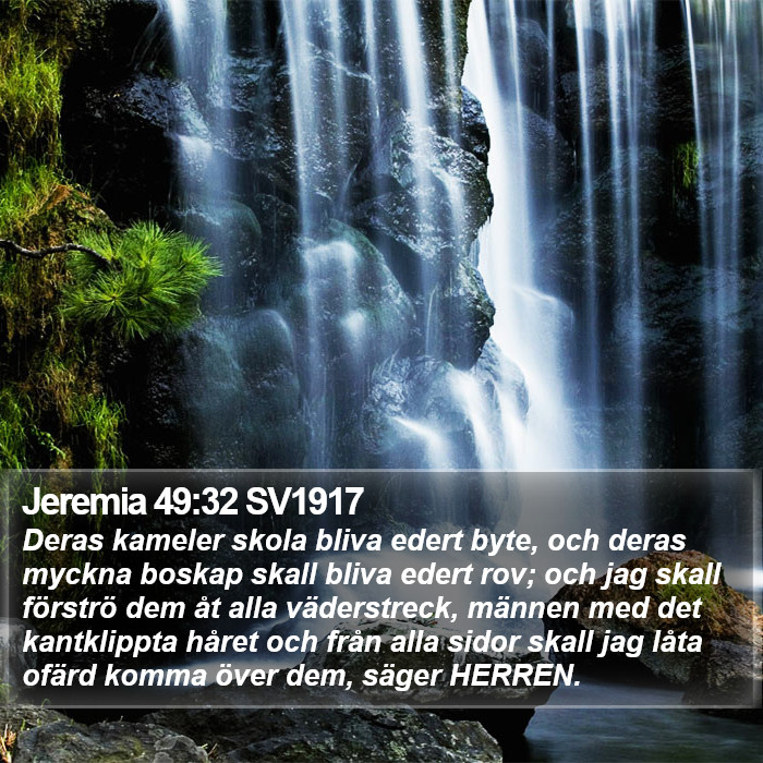 Jeremia 49:32 SV1917 Bible Study