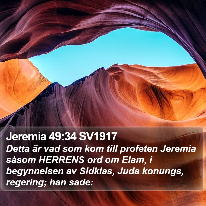 Jeremia 49:34 SV1917 Bible Study