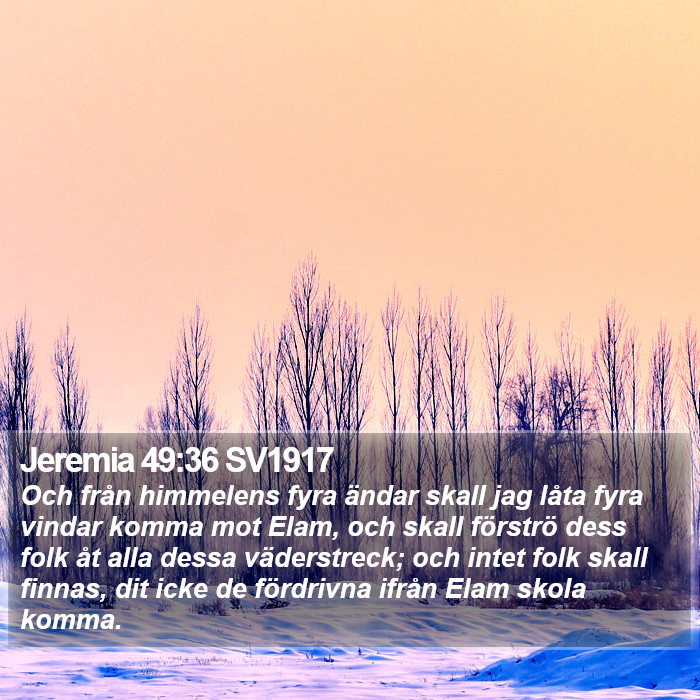 Jeremia 49:36 SV1917 Bible Study