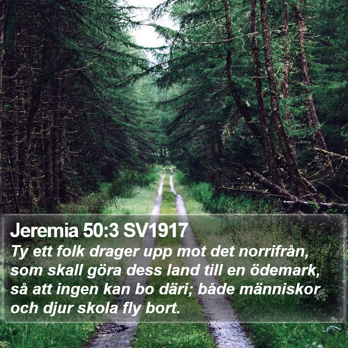 Jeremia 50:3 SV1917 Bible Study