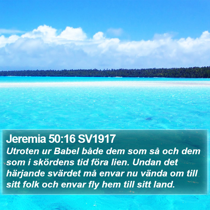 Jeremia 50:16 SV1917 Bible Study