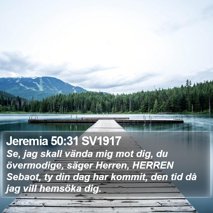 Jeremia 50:31 SV1917 Bible Study