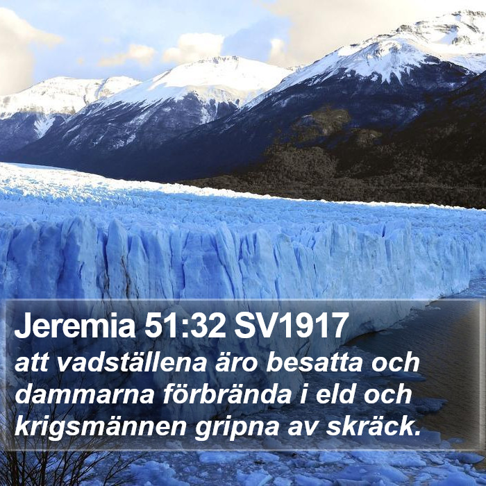 Jeremia 51:32 SV1917 Bible Study