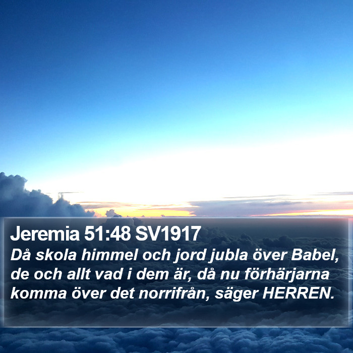 Jeremia 51:48 SV1917 Bible Study