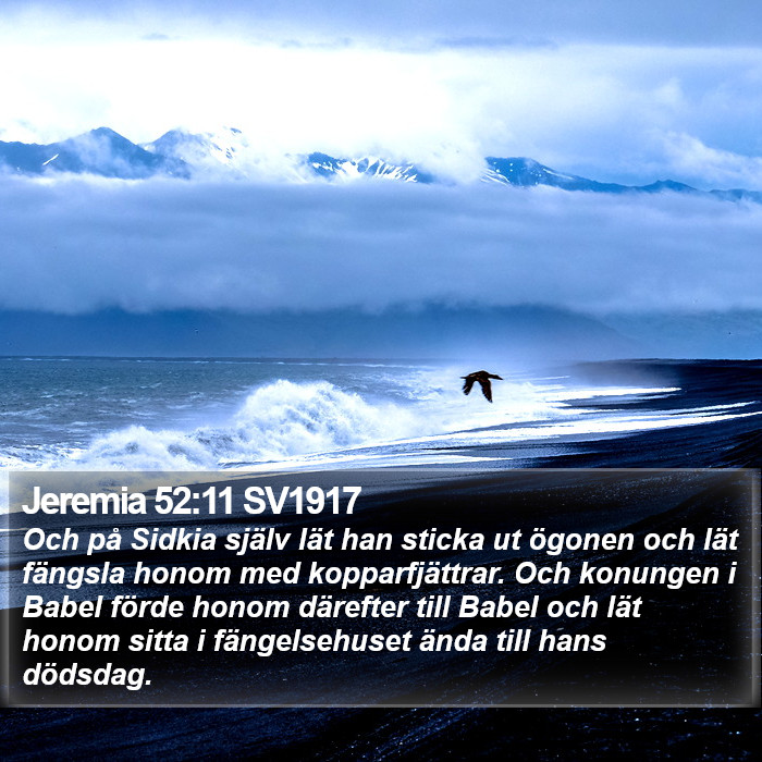 Jeremia 52:11 SV1917 Bible Study