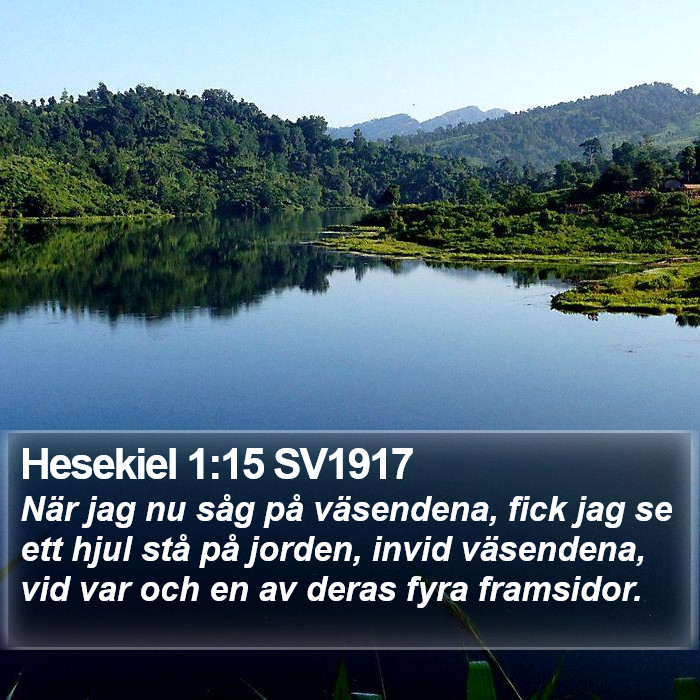 Hesekiel 1:15 SV1917 Bible Study