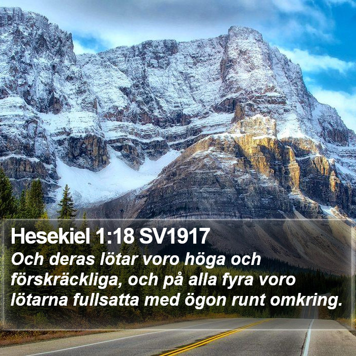 Hesekiel 1:18 SV1917 Bible Study