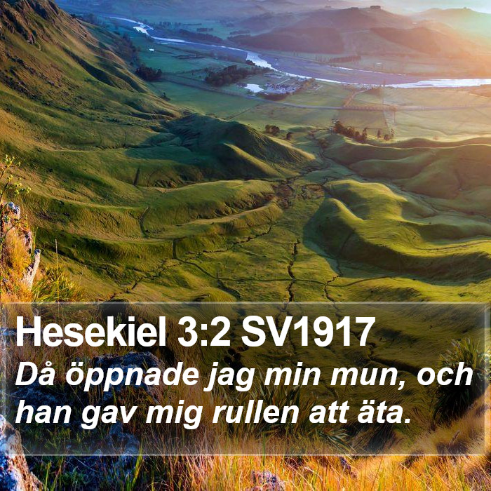 Hesekiel 3:2 SV1917 Bible Study