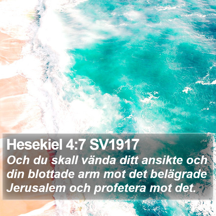 Hesekiel 4:7 SV1917 Bible Study